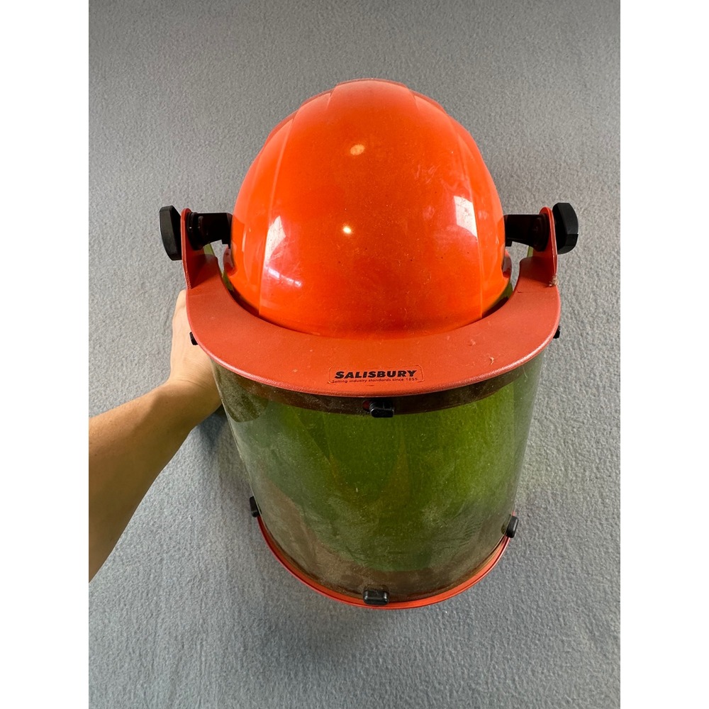 Honeywell Salisbury AS1000PC Arc Flash Face Shield North Zone Hard Hat Orange